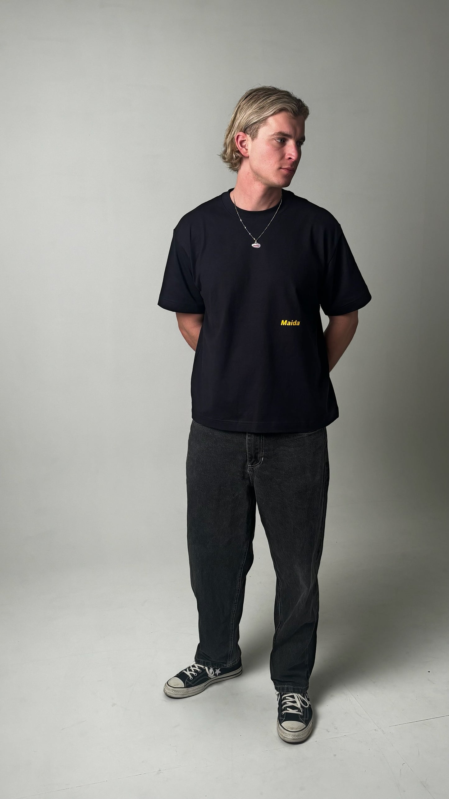 Triple Threat in Navy / Marigold