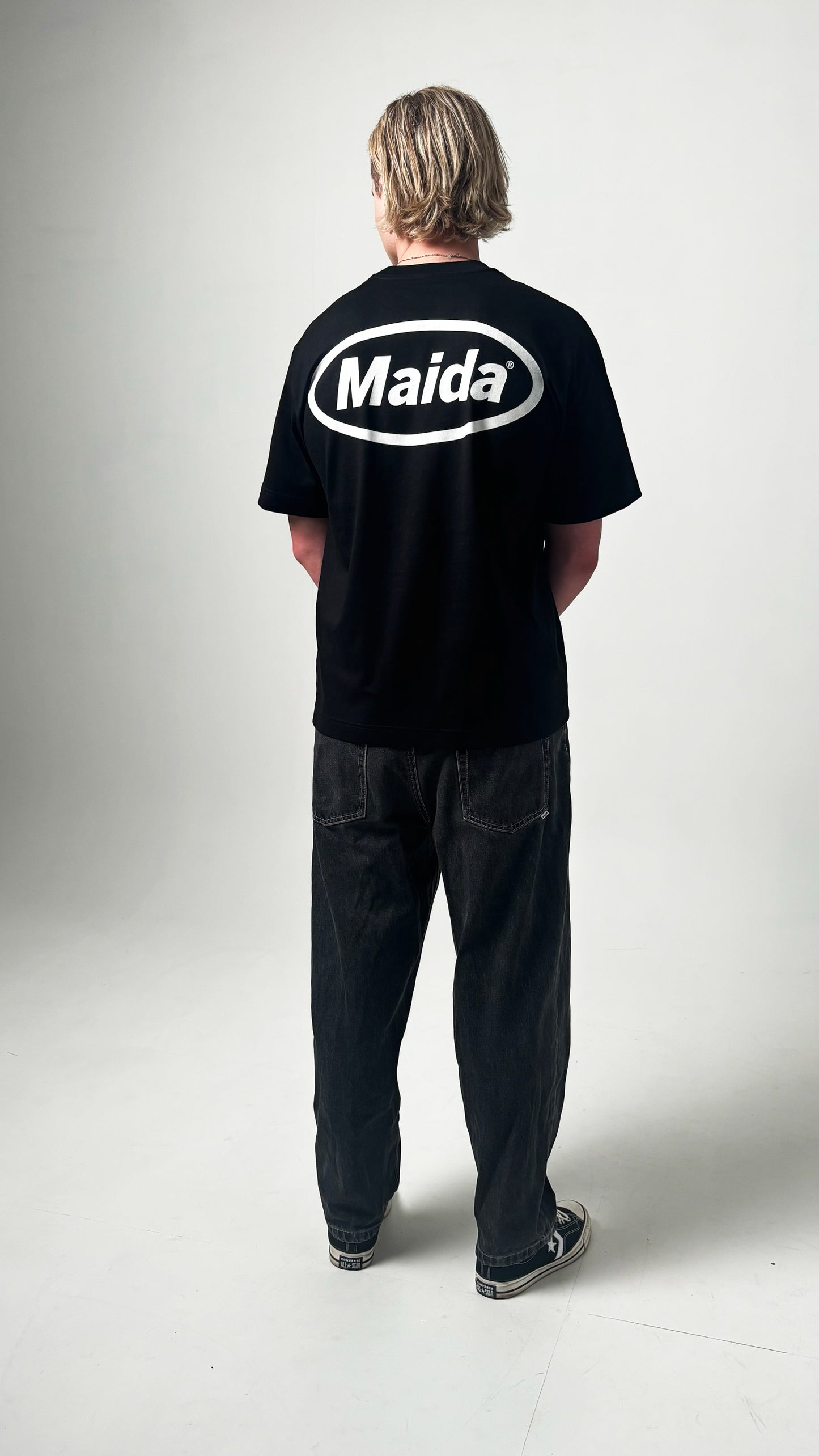Oval Tee In Black / White