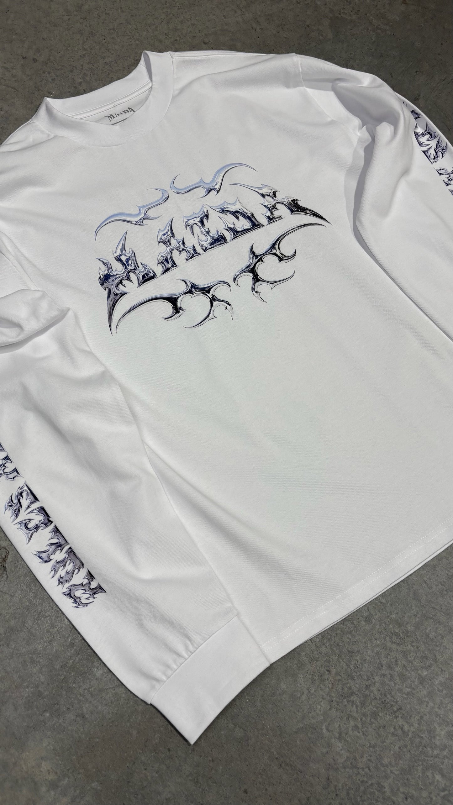 Chrome Longsleeve White