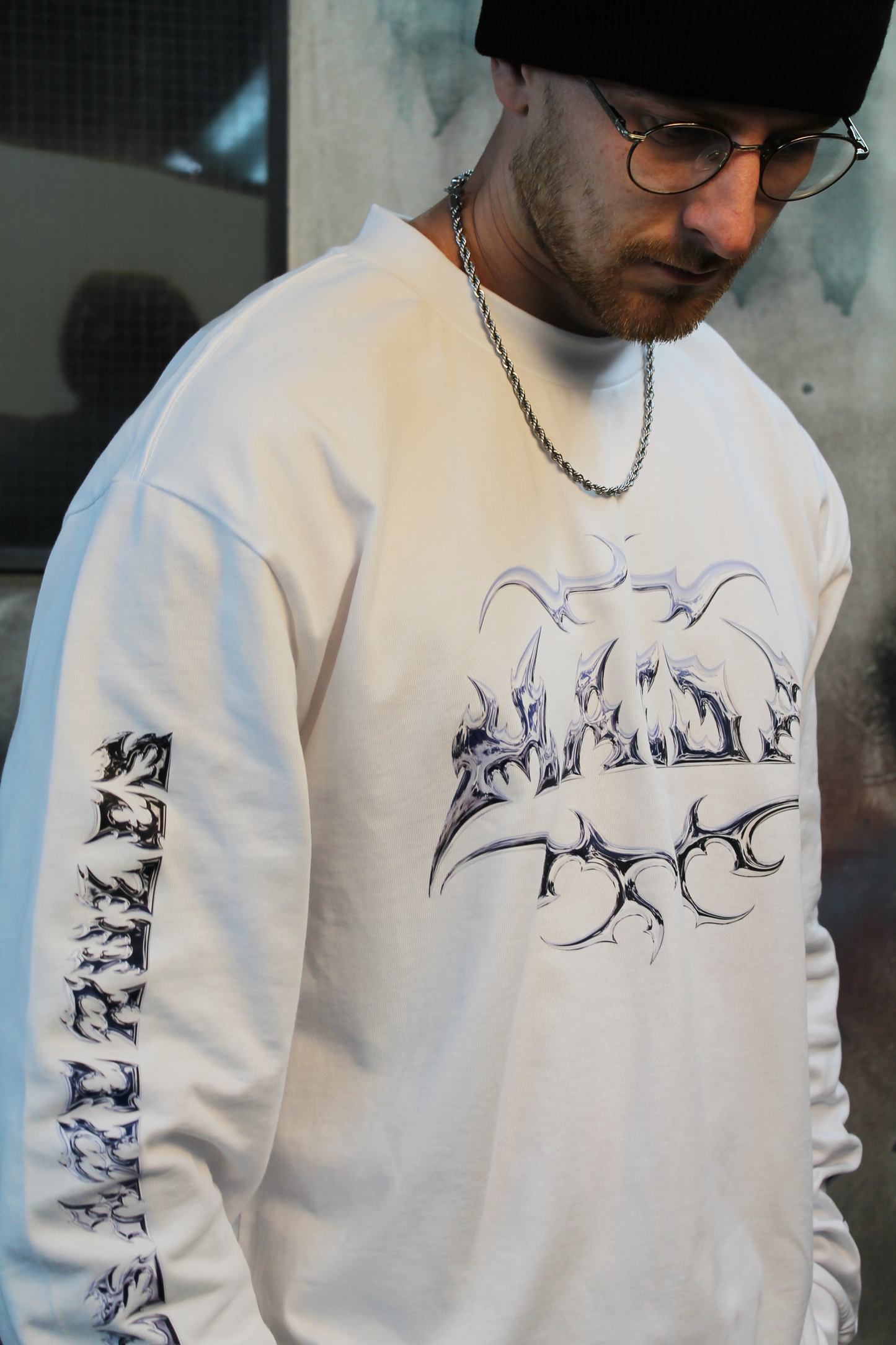 Chrome Longsleeve White