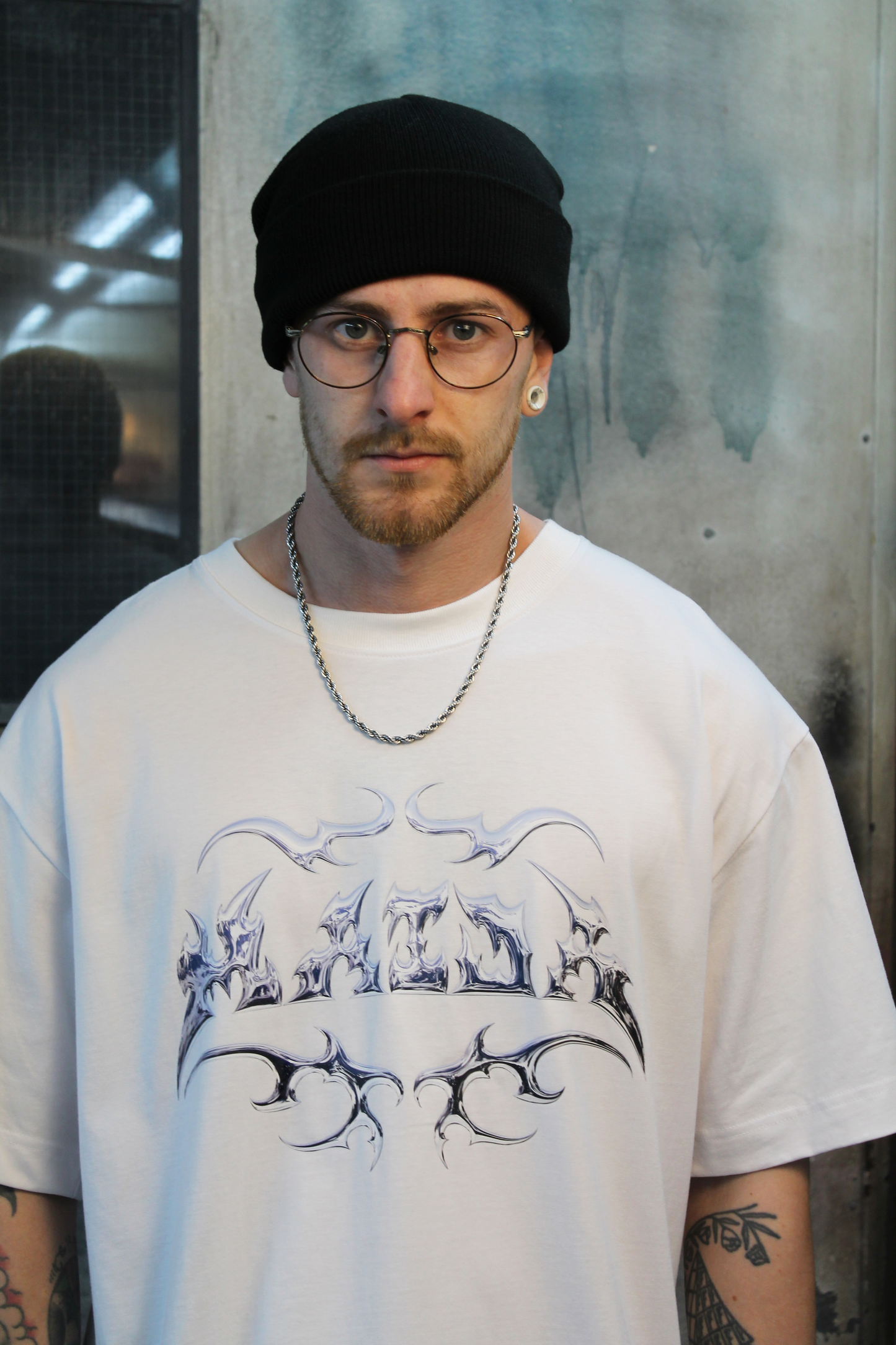 White Chrome Tee
