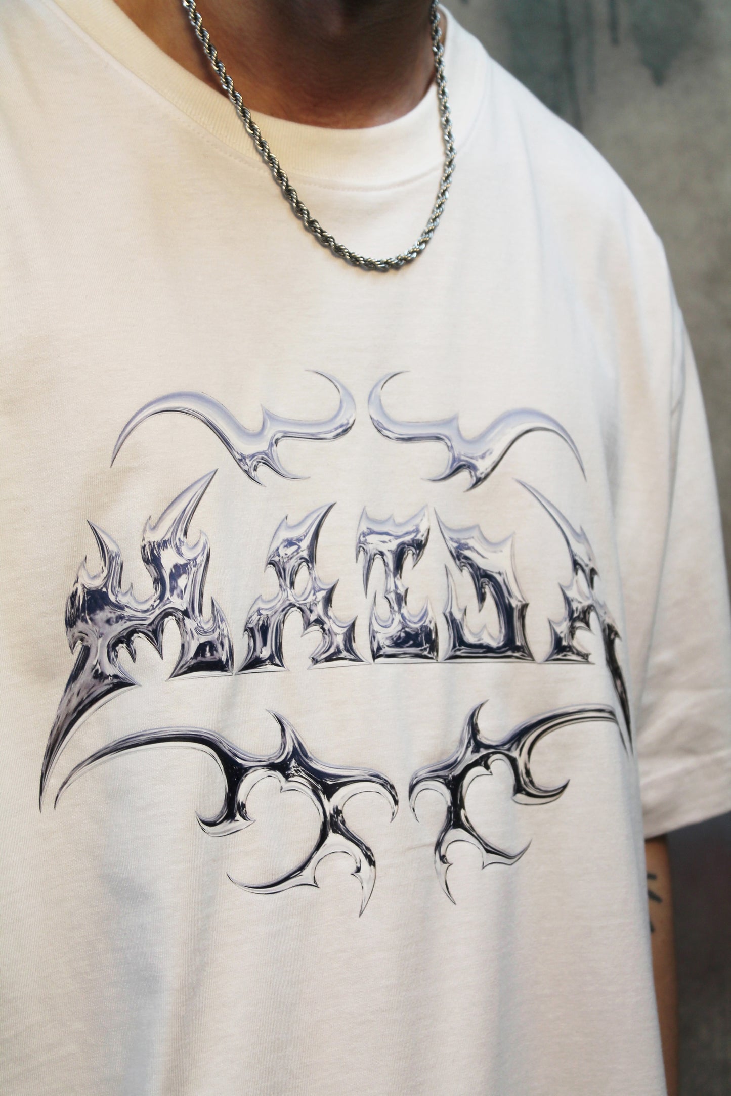 White Chrome Tee